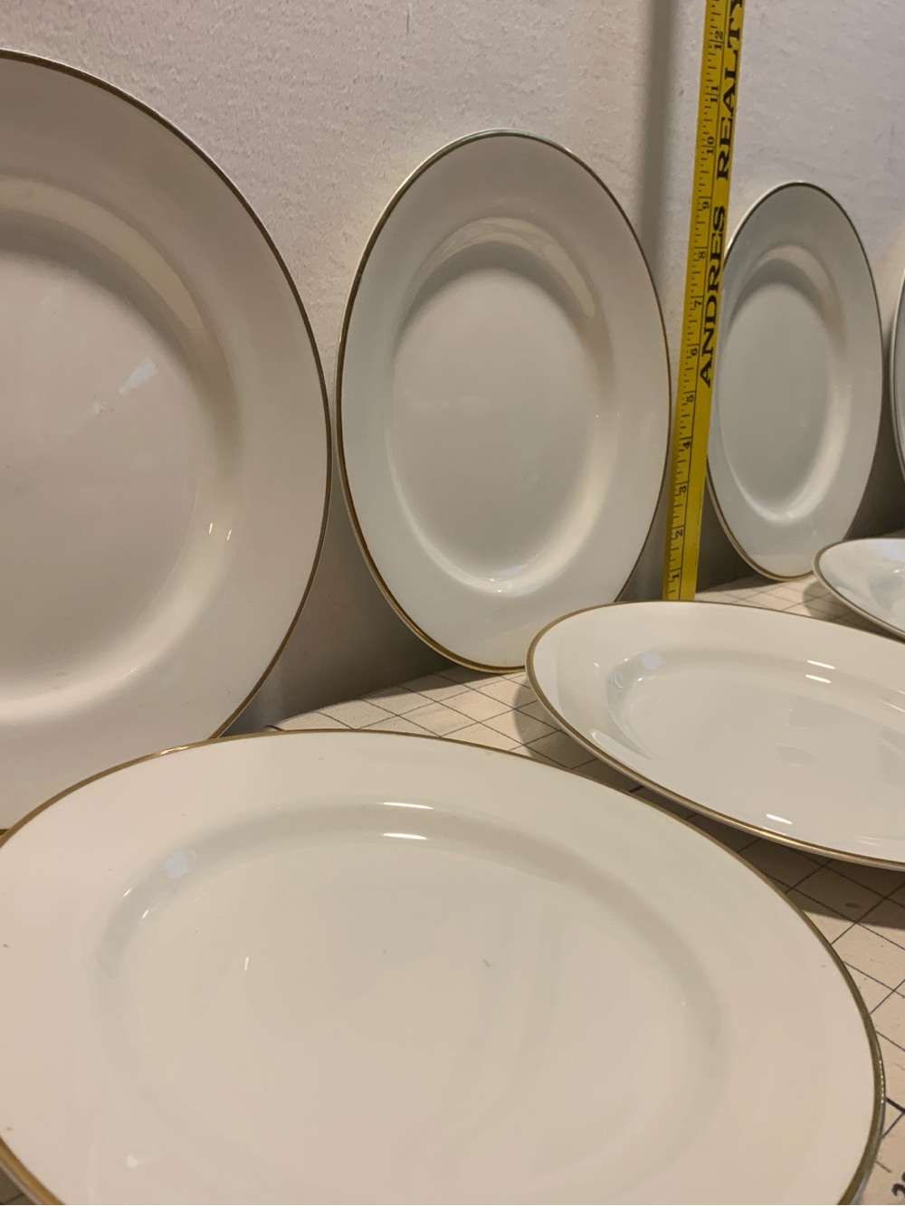 Antique Johnson Bros 10” Dinner Plates, set of 8, c.1913-1930s